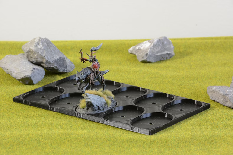 WARHAMMER | Round/oval to square movement tray