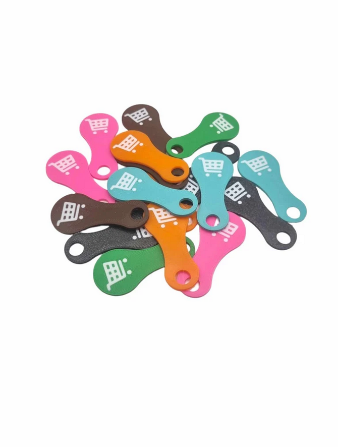 Winkelkar jetons | Set van 5