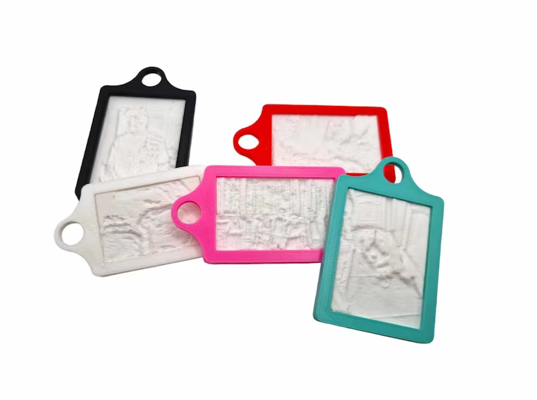 Lithophane sleutelhanger