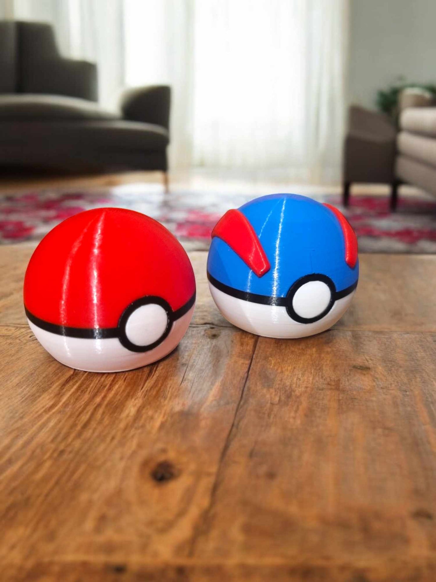 Pokéballs | Optioneel met verlichting | Set van 4