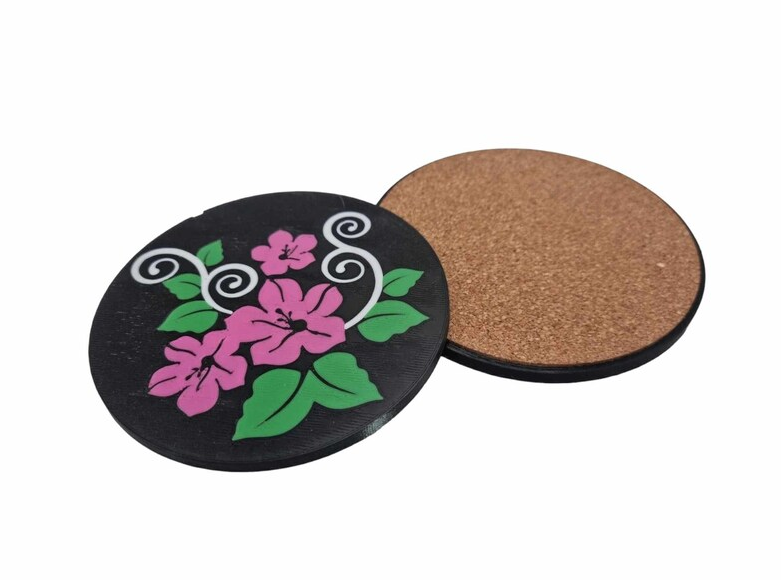 Bloemen glasonderzetters