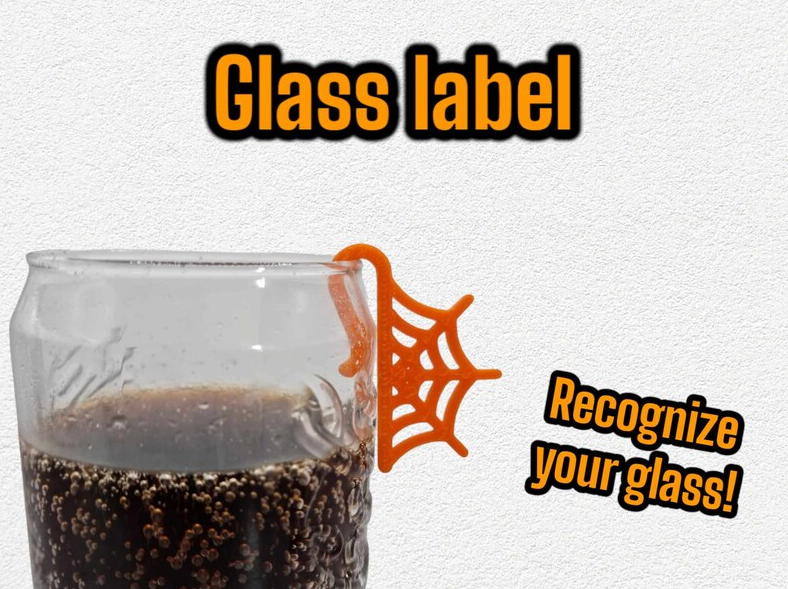 Glaslabel | Set van 8