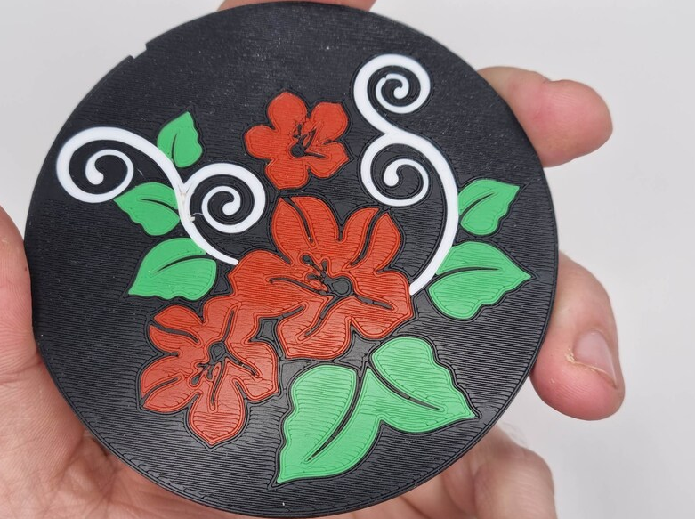 Bloemen glasonderzetters