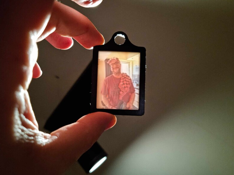 Lithophane sleutelhanger