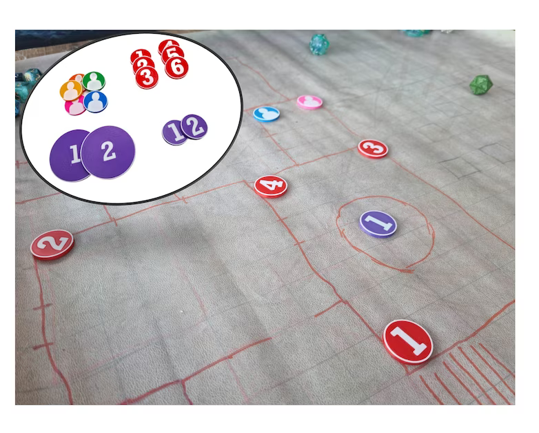 Initiative tracker for RPG boardgames | Optional add-ons