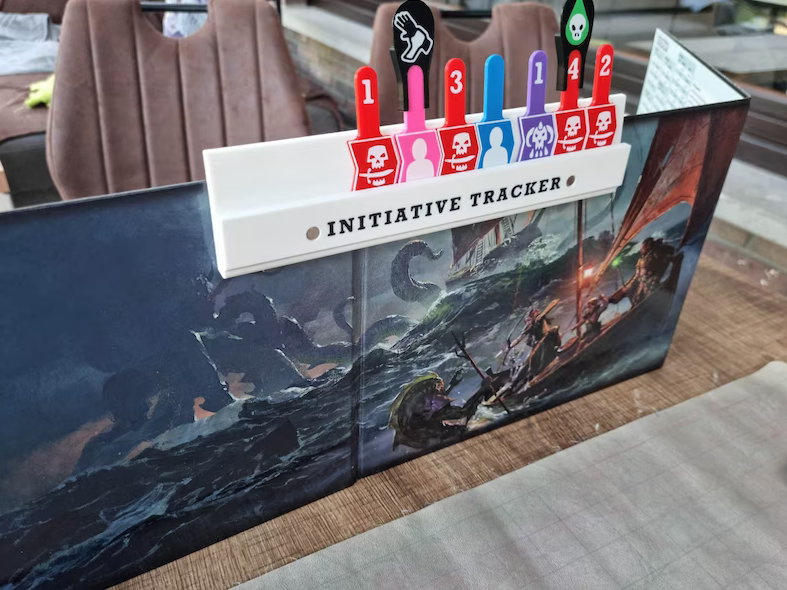 Initiative tracker for RPG boardgames | Optional add-ons