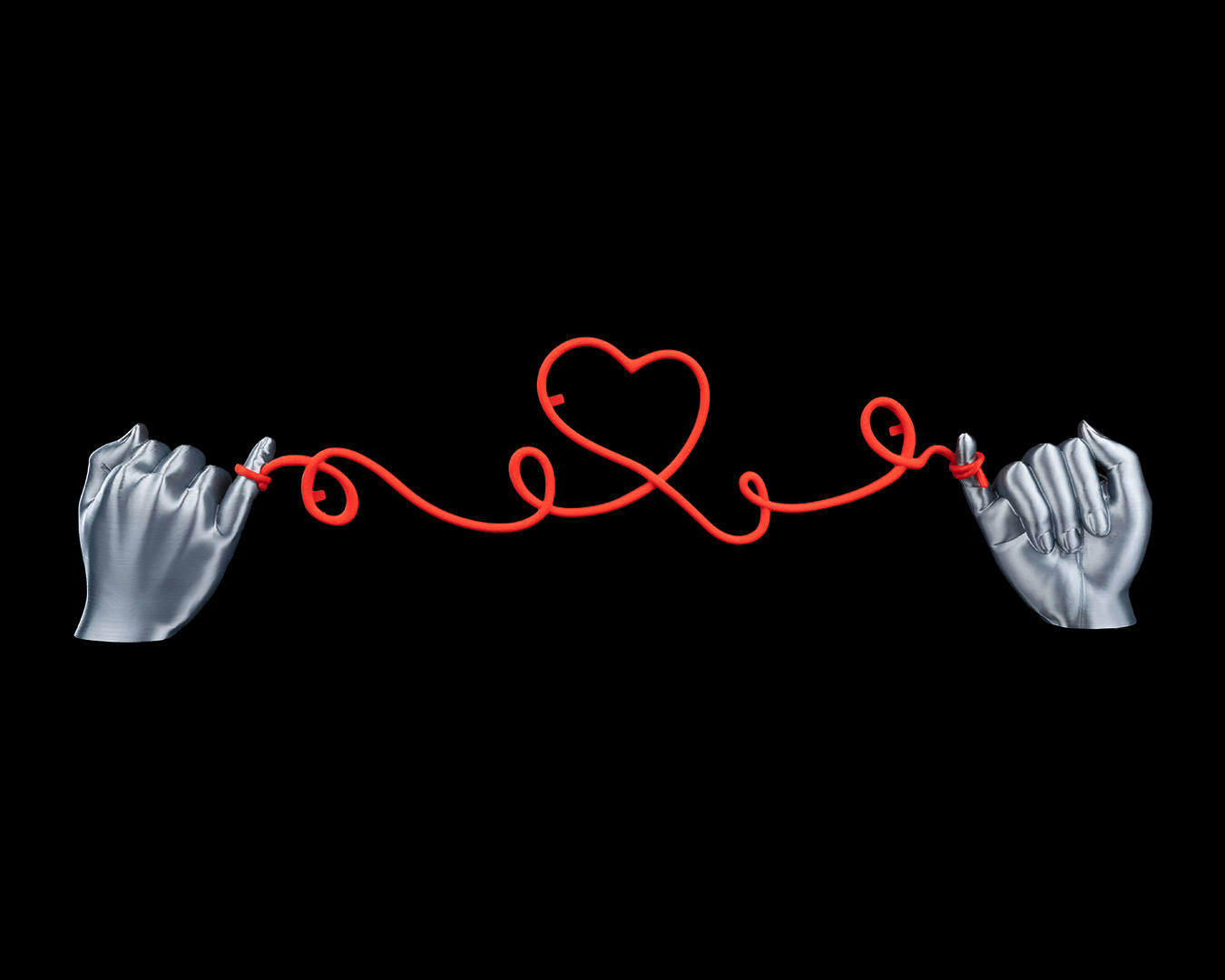 Heartstring Fotohouder