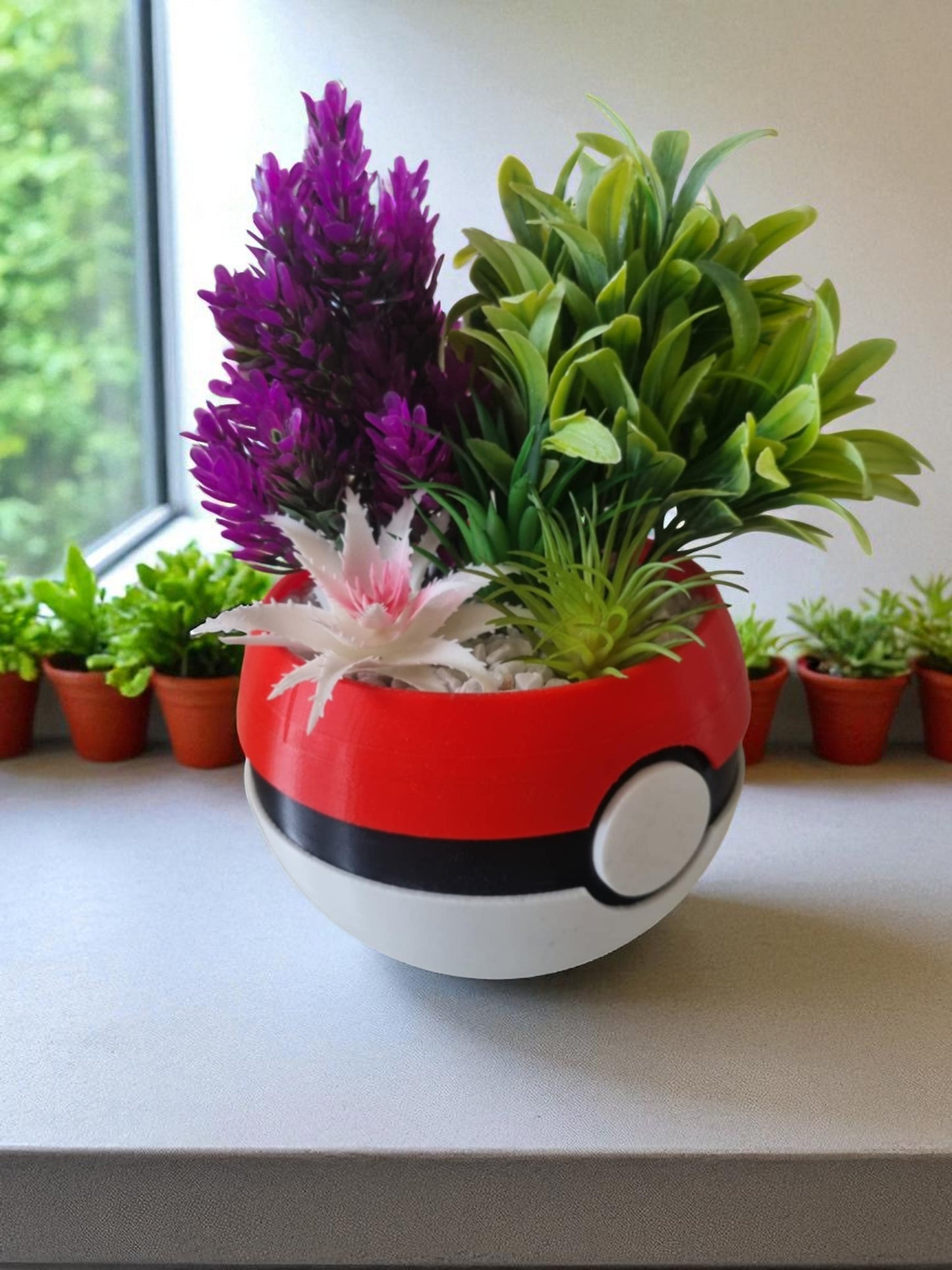 Poké-bloempotjes | Met kunstmatige plantjes