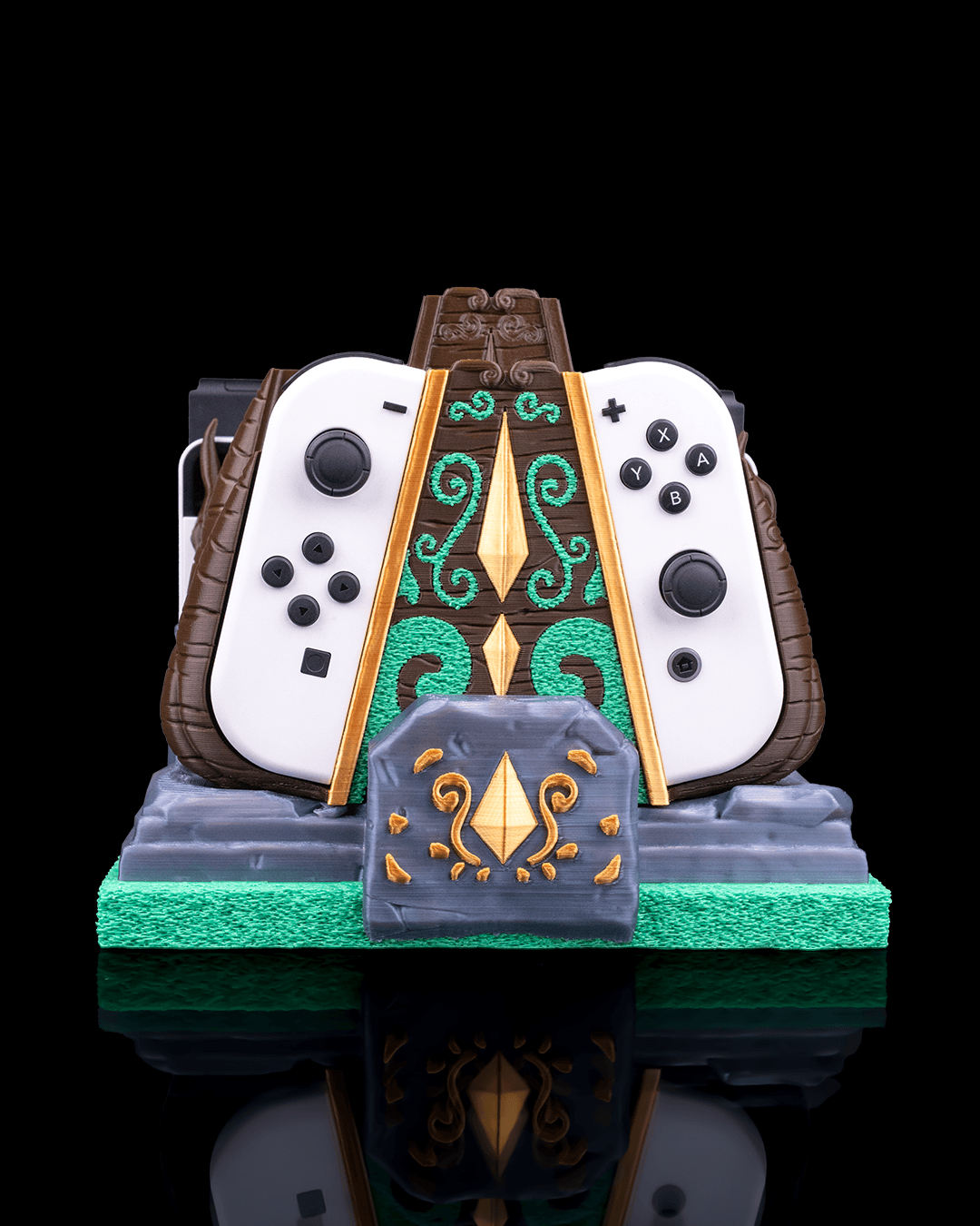 Mossy Shrine | Nintendo Switch Console-, en Controllerhouder