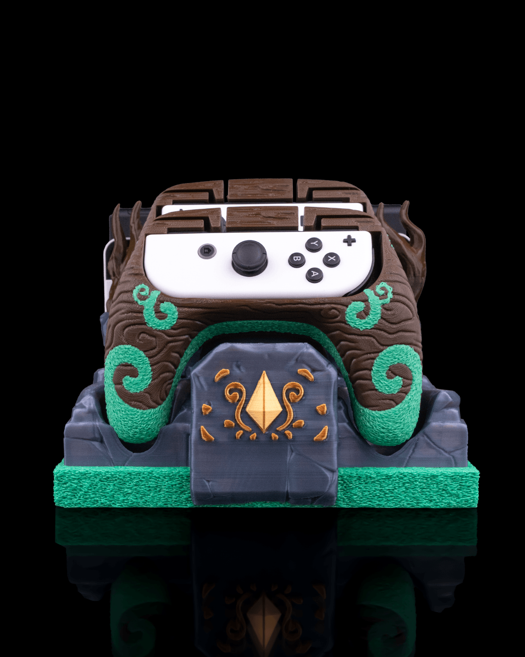 Mossy Shrine | Nintendo Switch Console-, en Controllerhouder