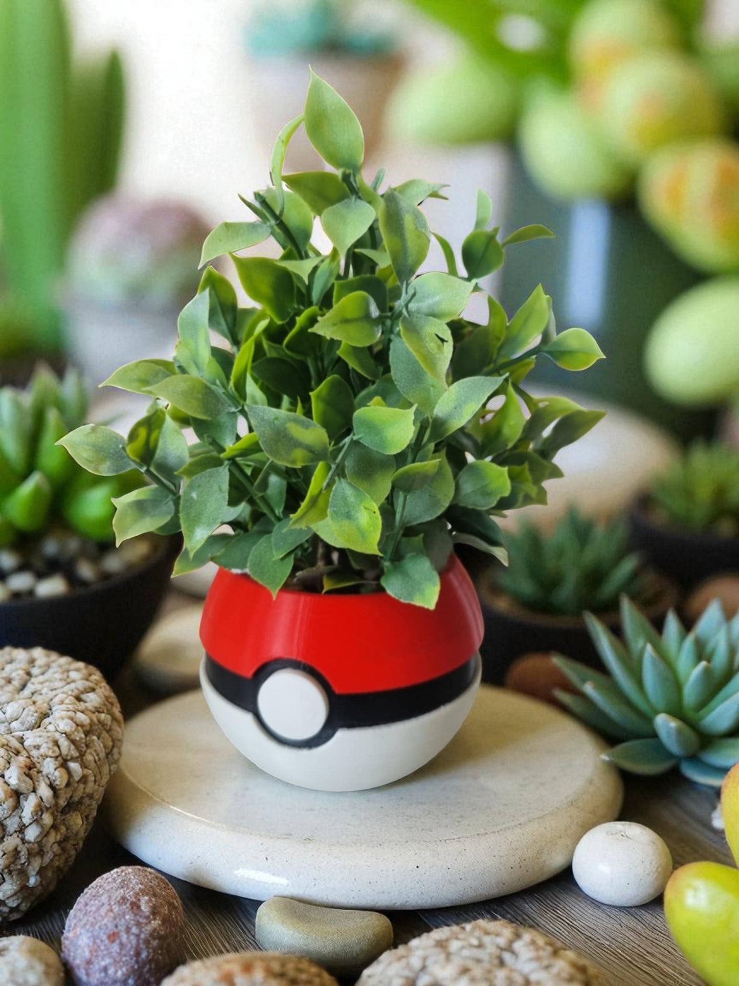 Poké-bloempotjes | Met kunstmatige plantjes