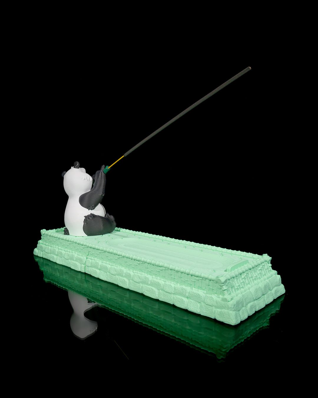 Panda Flutist Incense holder