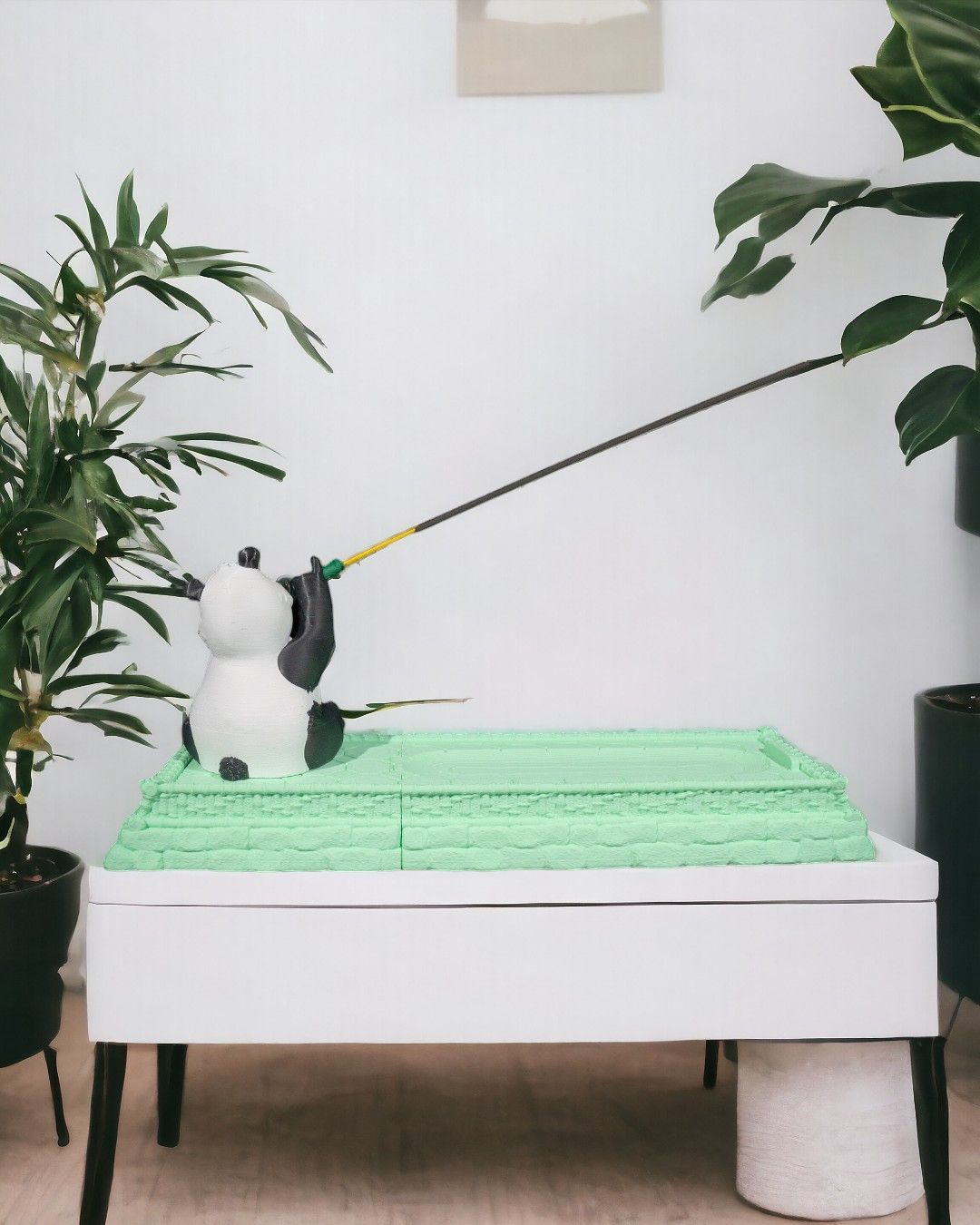 Panda Flutist Incense holder