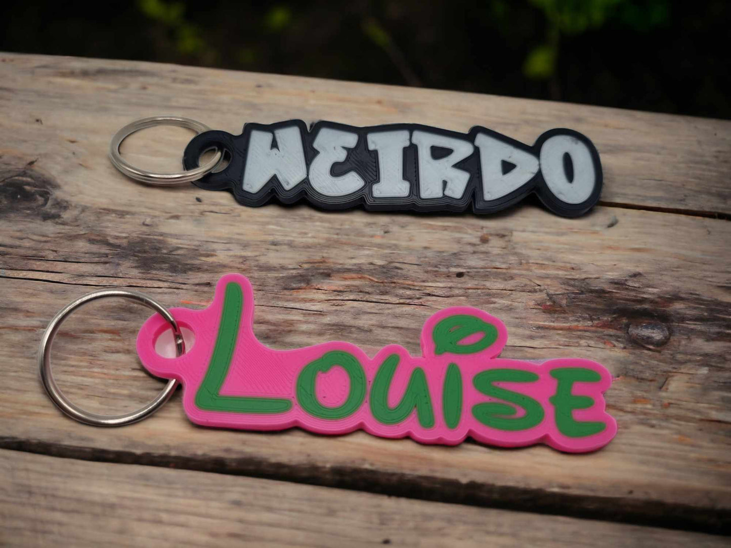Gepersonaliseerde Naamsleutelhanger