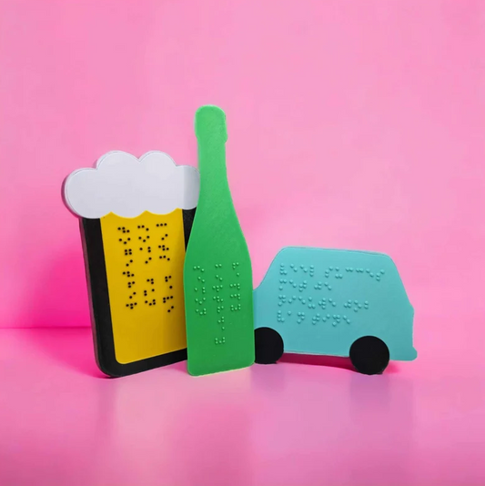 Brailleschrift kaarten