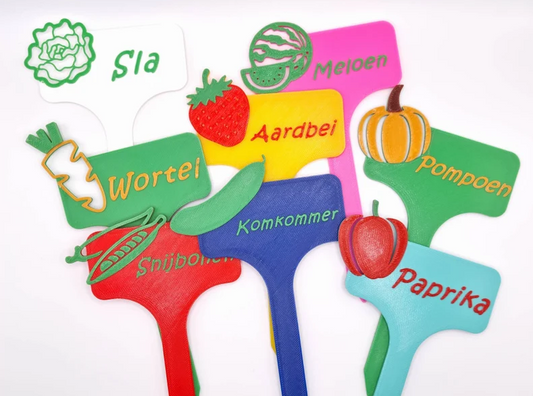 Moestuin labels | Set van 6