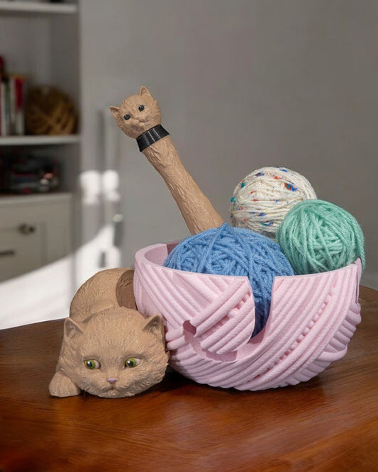 Garenkom met haakgrip | Kit Cat