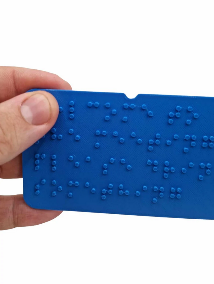 Brailleschrift kaarten