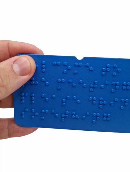 Brailleschrift kaarten