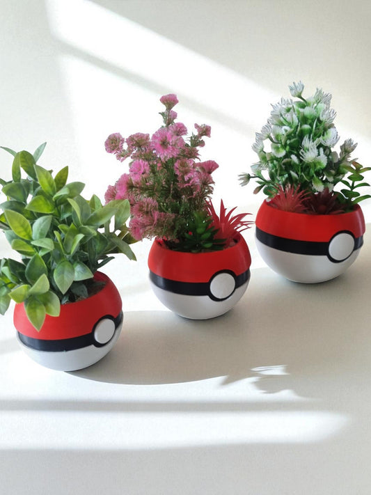Poké-bloempotjes | Met kunstmatige plantjes