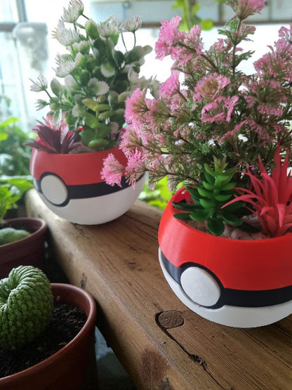 Poké-bloempotjes | Met kunstmatige plantjes