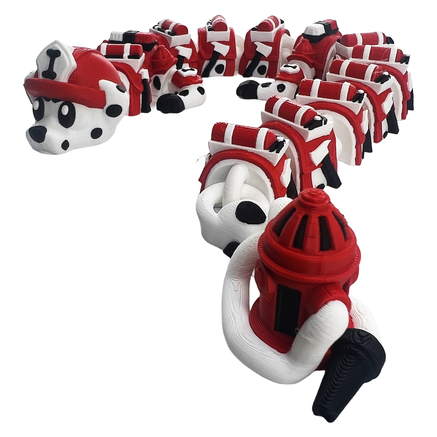 Dalmatian Firefighter | Articulated Dragon