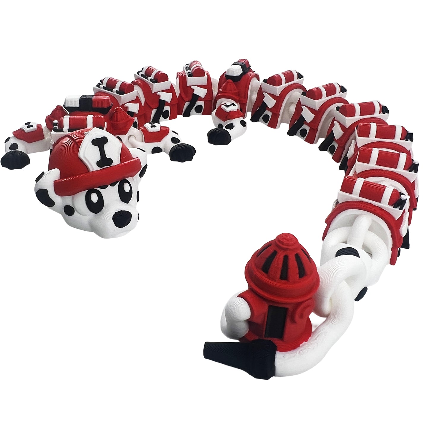Dalmatian Firefighter | Articulated Dragon