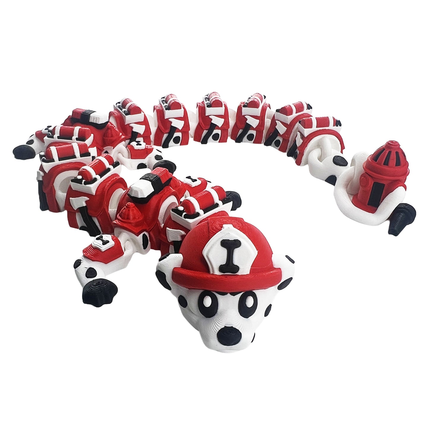 Dalmatian Firefighter | Articulated Dragon