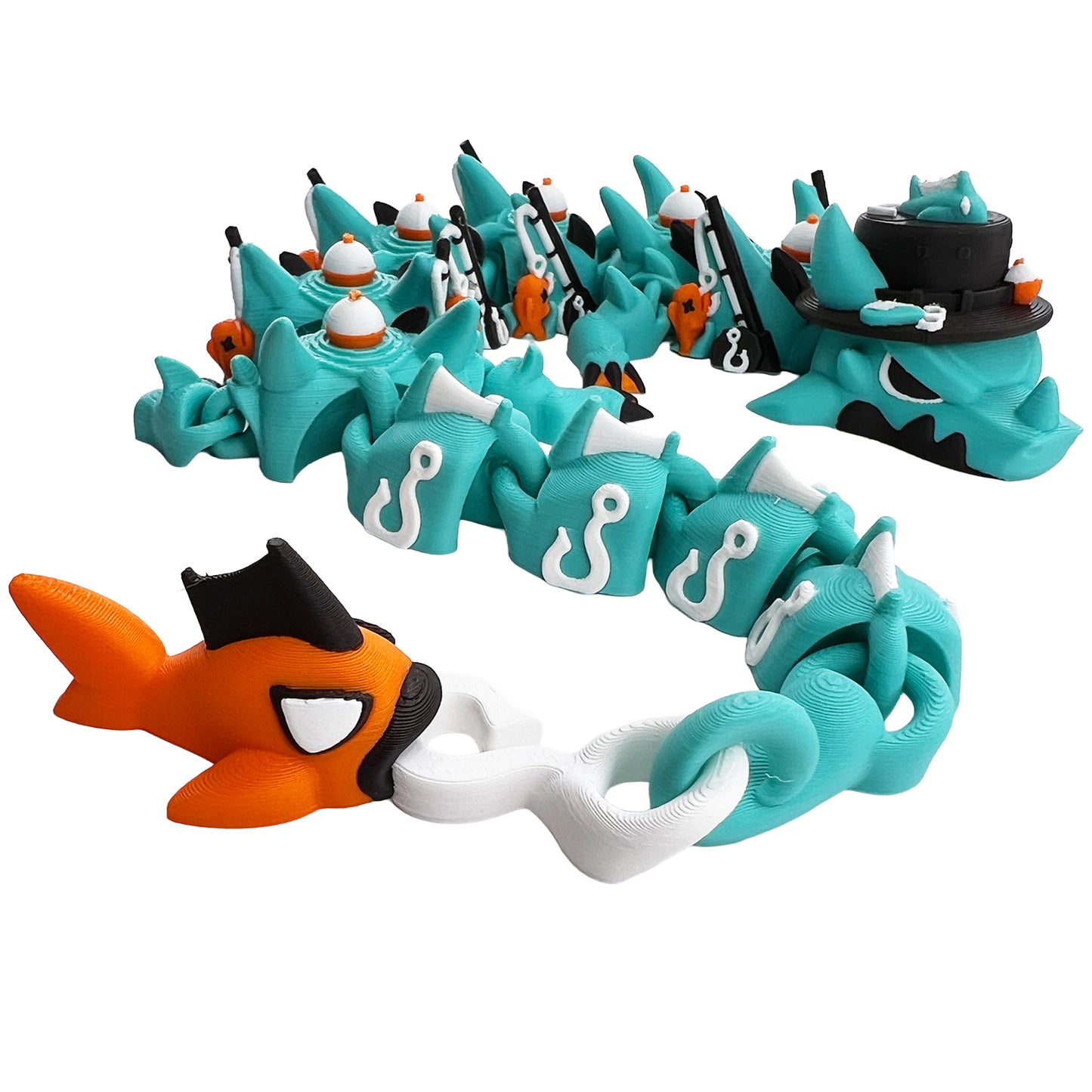 Fishing Dragon | Articulated Dragon