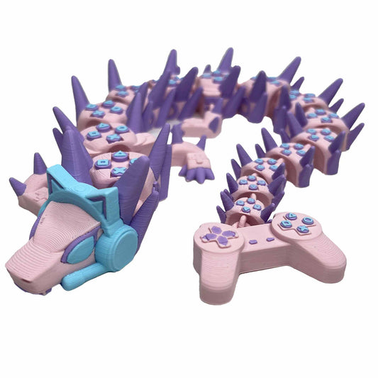 Gamer Girl Dragon | Articulated Dragon