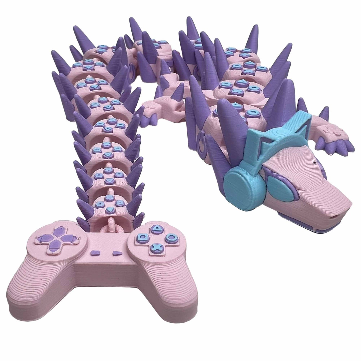 Gamer Girl Dragon | Articulated Dragon