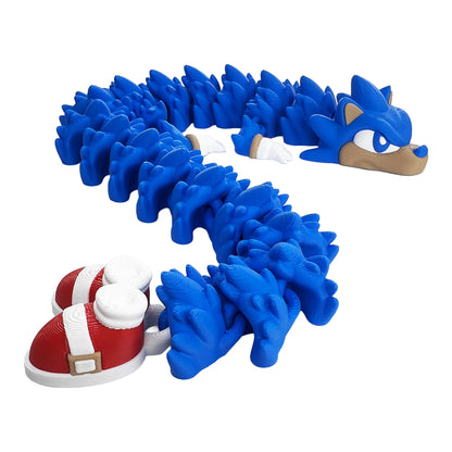 Hedgehog Blue | Articulated Dragon