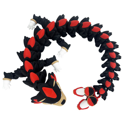 Hedgehog Black | Articulated Dragon