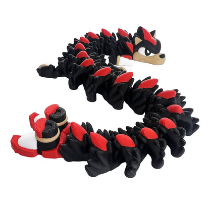 Hedgehog Black | Articulated Dragon