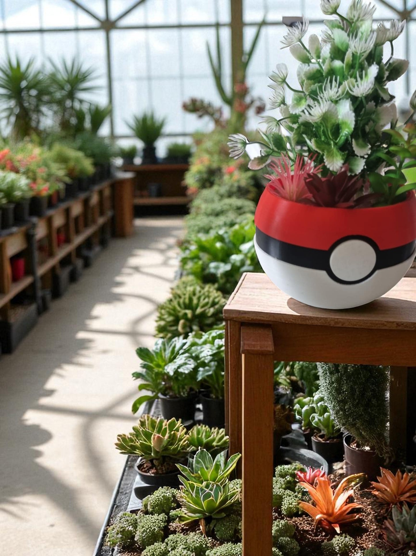 Poké-bloempotjes | Met kunstmatige plantjes