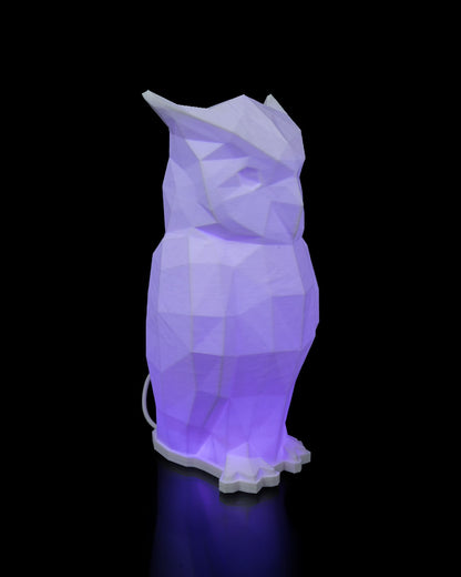 Low Poly Owl | Tafellamp