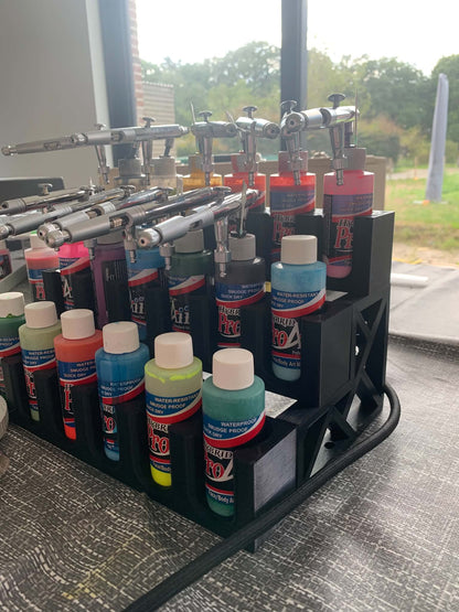 Airbrush Houder | Capaciteit 18 flesjes | PRE ORDER