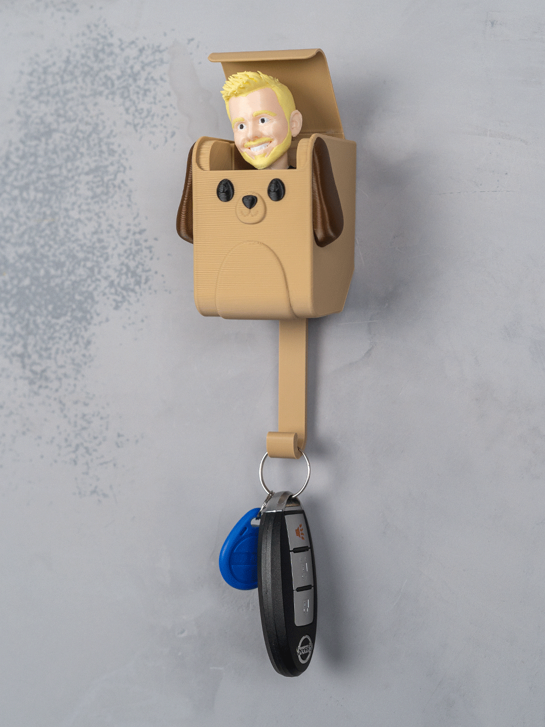 Pop-Up Face Hanger | Sleutelhouder