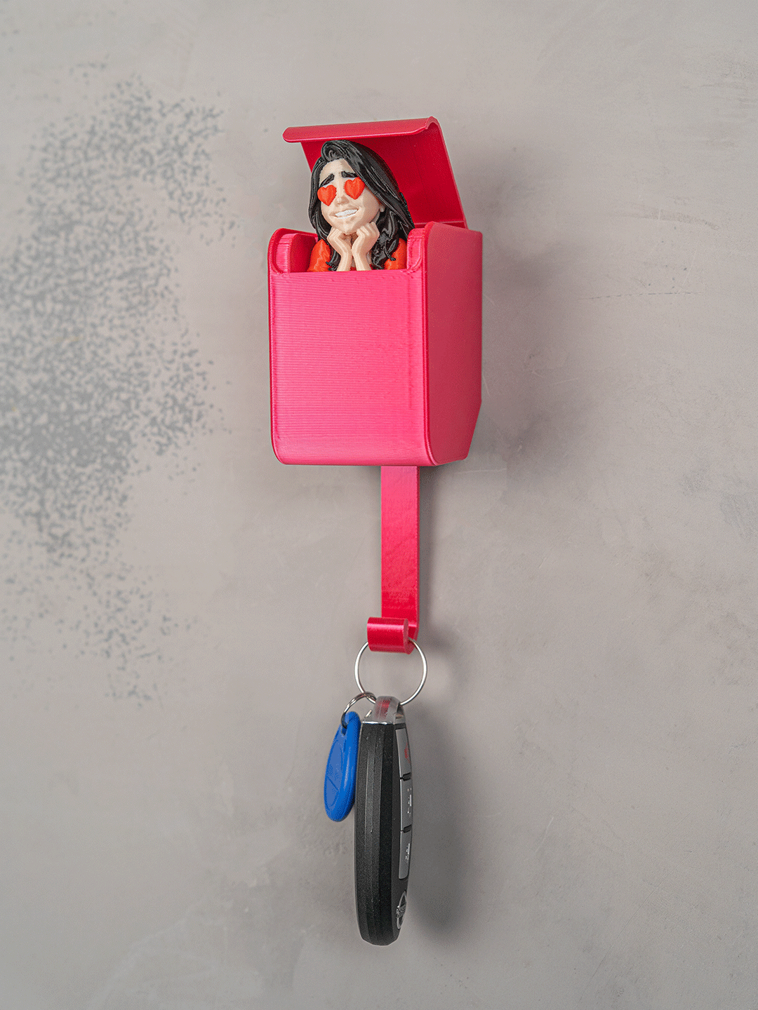 Pop-Up Face Hanger | Sleutelhouder