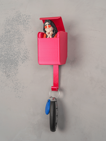 Pop-Up Face Hanger | Sleutelhouder