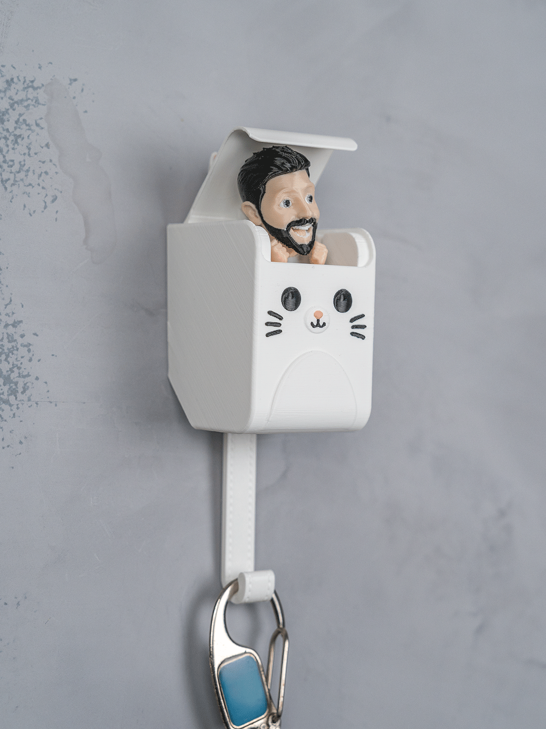 Pop-Up Face Hanger | Sleutelhouder