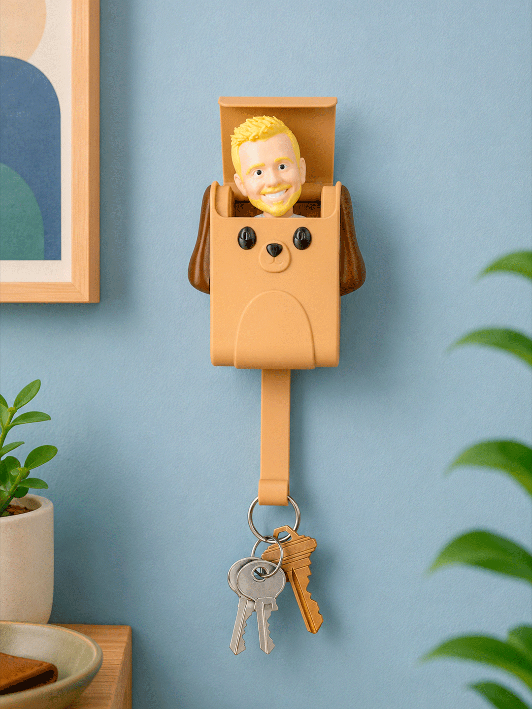 Pop-Up Face Hanger | Sleutelhouder