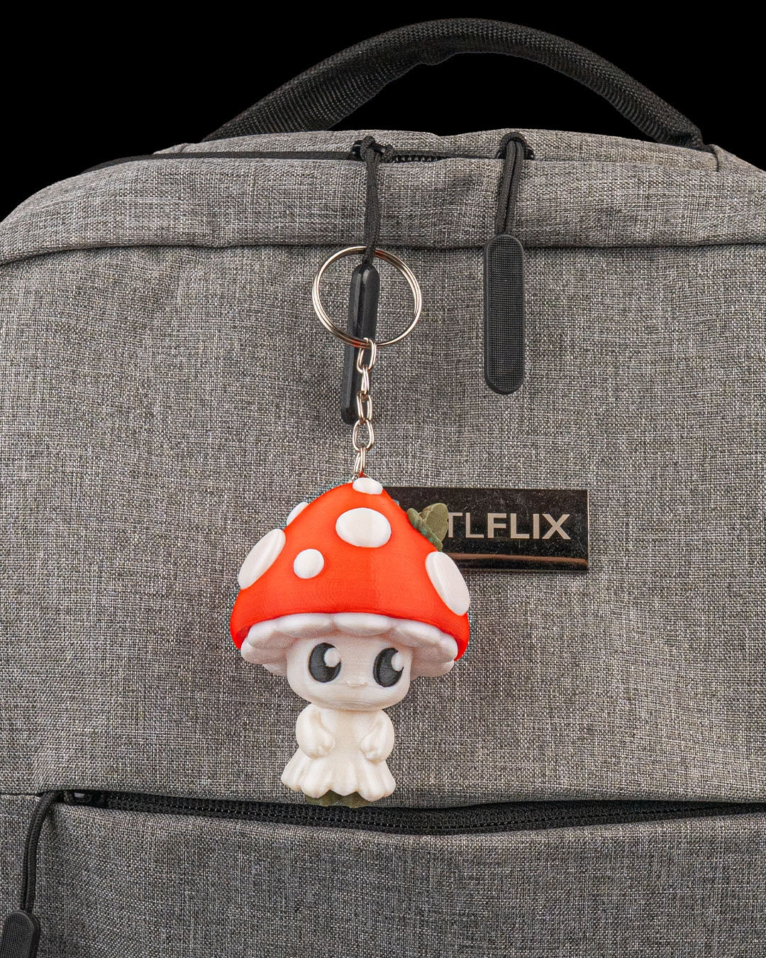Shime, The Mushroom Spirit | Sleutelhanger