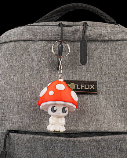Shime, The Mushroom Spirit | Sleutelhanger
