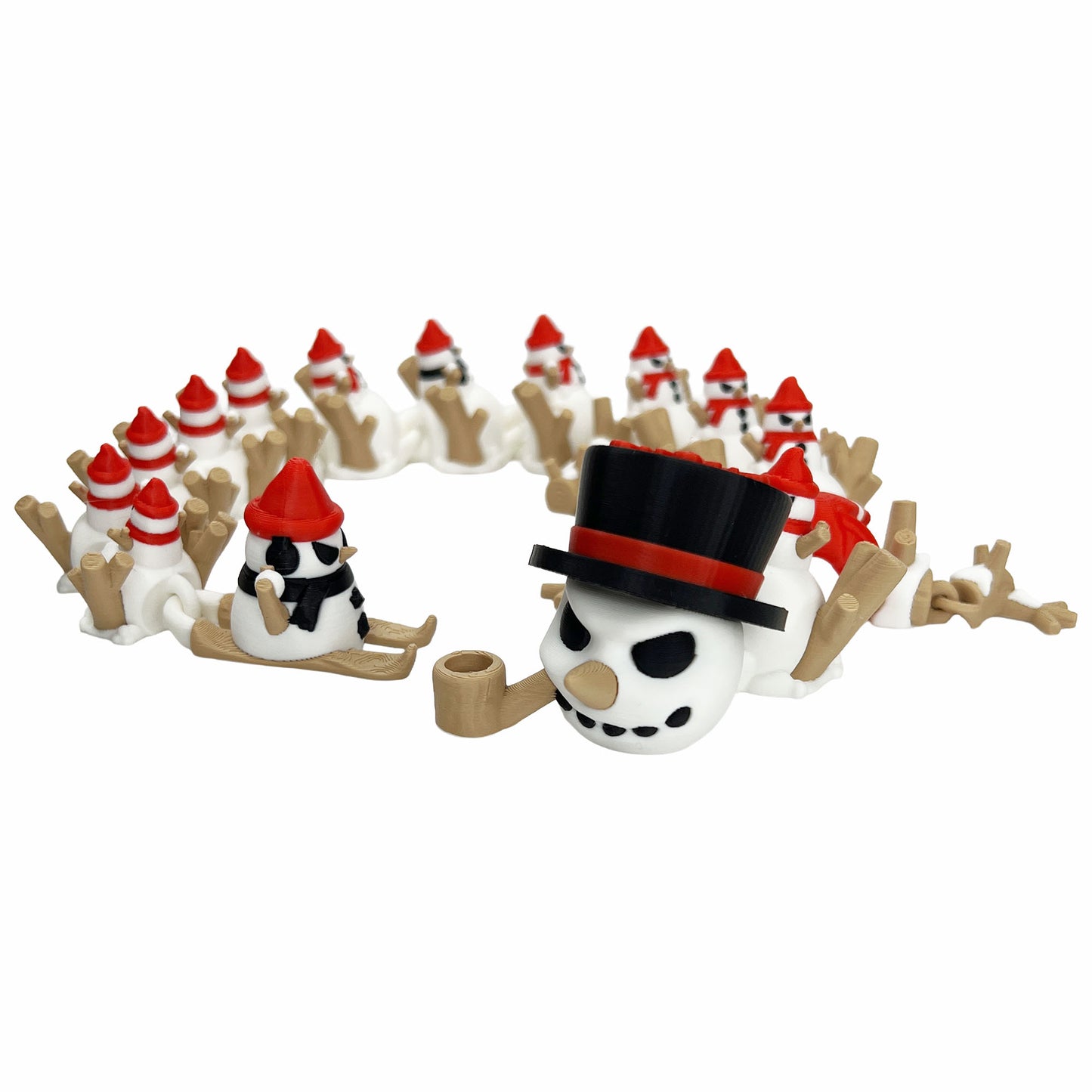 Snowman Dragon | Articulated Dragon