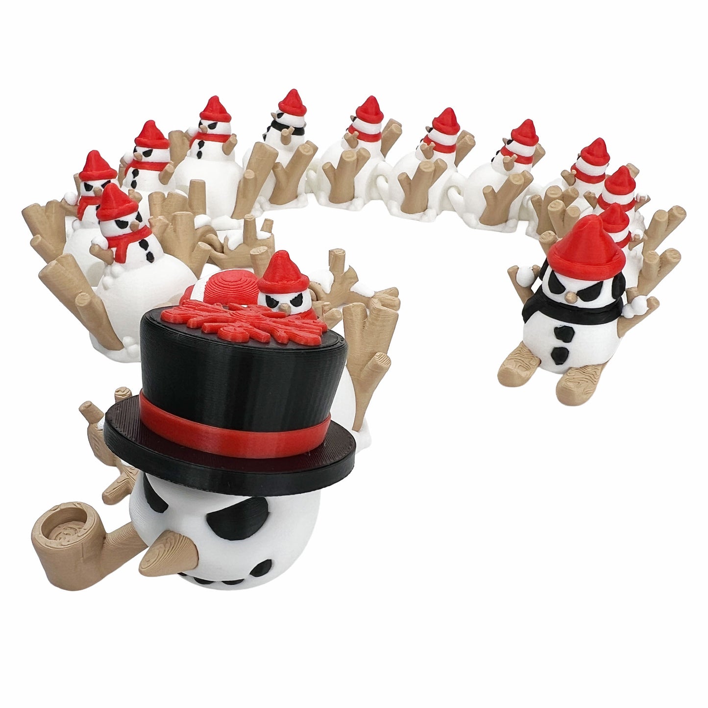 Snowman Dragon | Articulated Dragon