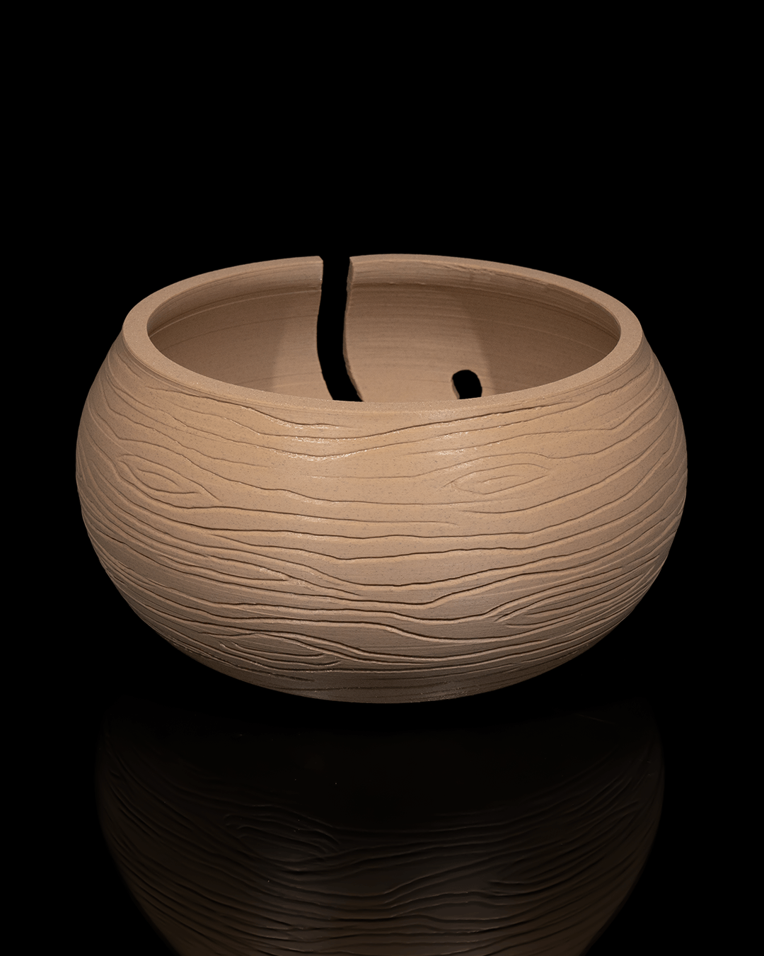 Garenkom met haakgrip | Hout Lookalike