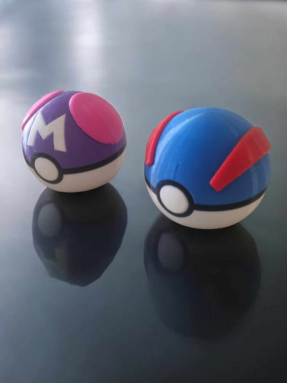 Pokéballs | Optioneel met verlichting | Set van 4