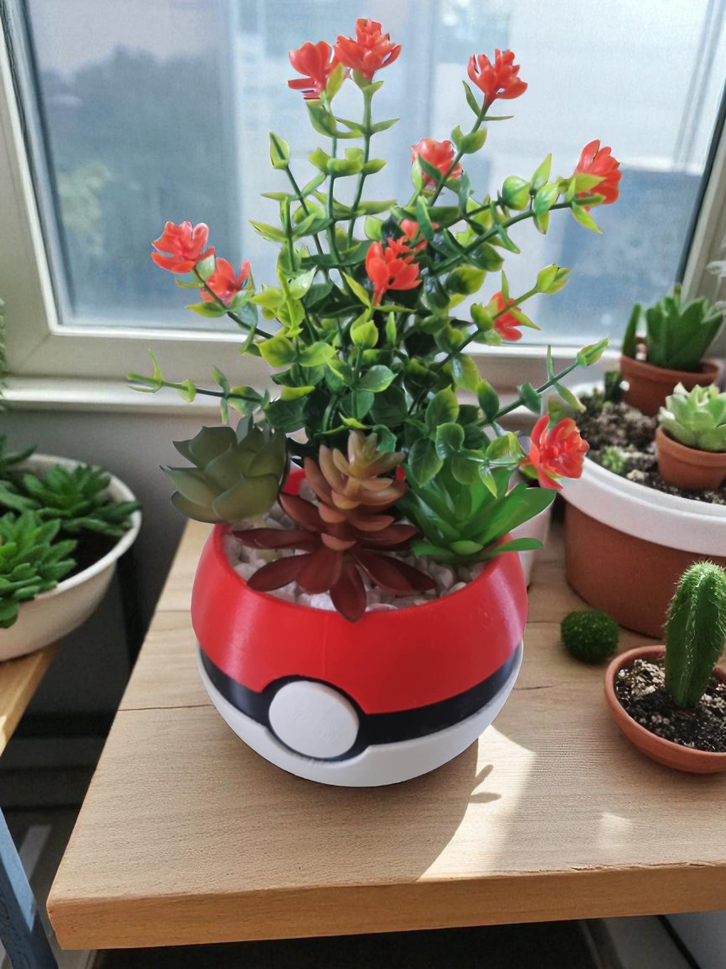 Poké-bloempotjes | Met kunstmatige plantjes