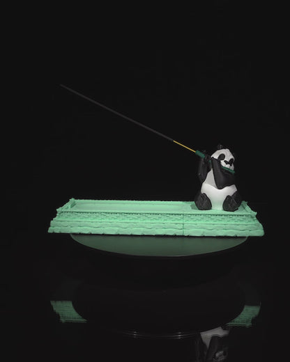 Panda Flutist Incense holder